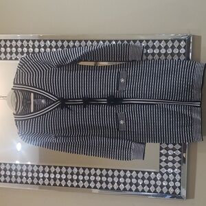 Nwt Nicole Miller dress black white sweater type small